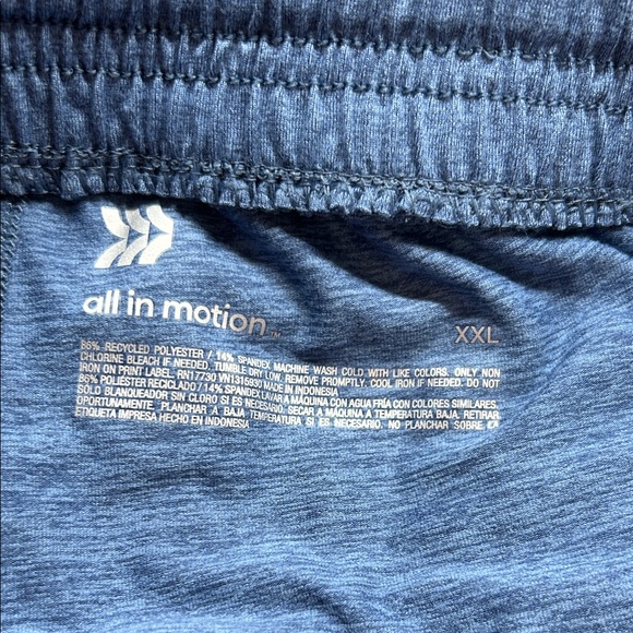 Women's Blue Lounge Pants - Picture 3 of 5